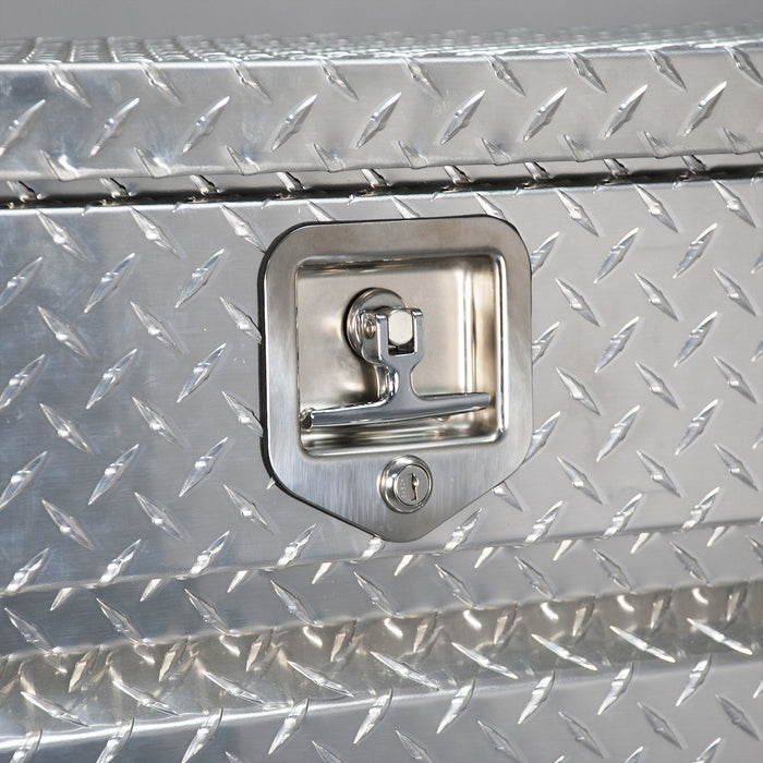 Westin 57-7120 HDX Low Sider Tool Box; Polished Aluminum; L 72 in. x W 15 in. x H 13.5 in.; - Truck Part Superstore