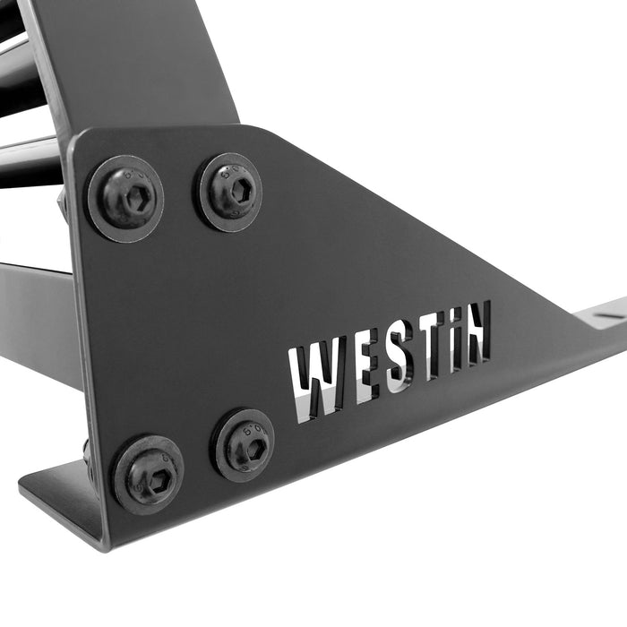 Westin 57-8025 HD Headache Rack; Black; - Truck Part Superstore