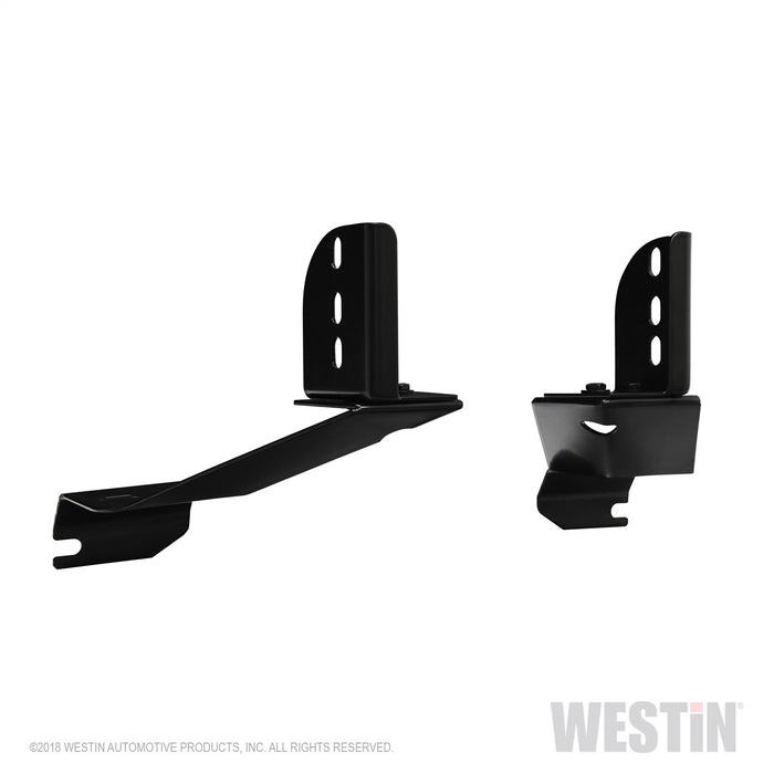 Westin 57-89035 HLR LED Light Bar Brackets; Pair; Black; - Truck Part Superstore