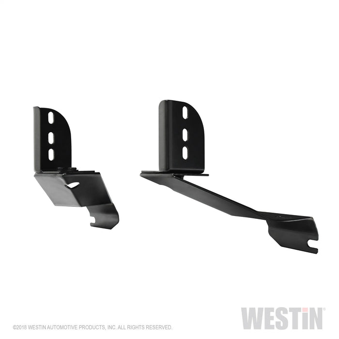 Westin 57-89035 HLR LED Light Bar Brackets; Pair; Black; - Truck Part Superstore
