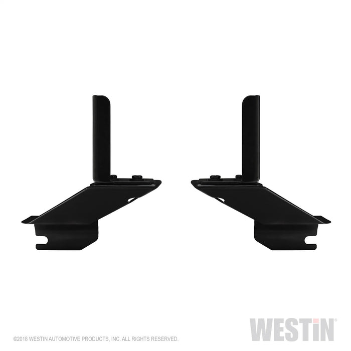 Westin 57-89035 HLR LED Light Bar Brackets; Pair; Black; - Truck Part Superstore