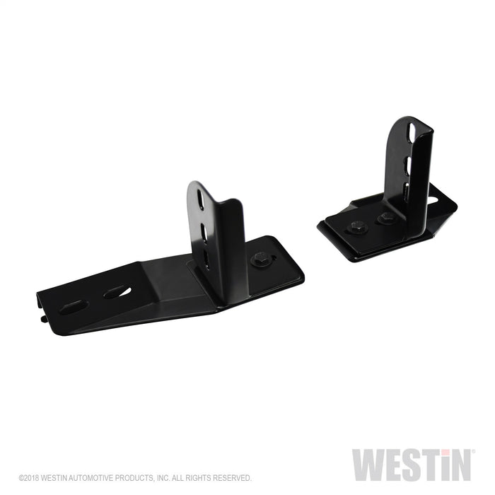 Westin 57-89035 HLR LED Light Bar Brackets; Pair; Black; - Truck Part Superstore