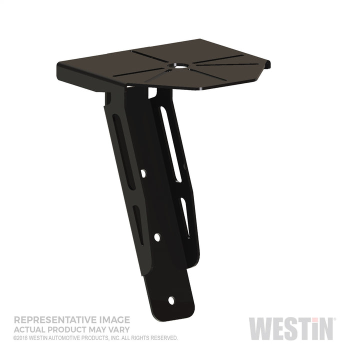 Westin 57-89055 HLR Beacon Light Mount; Vertical Adjustability; Small; Black; - Truck Part Superstore