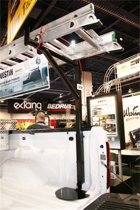 Westin 57-9005 HD Ladder Rack; Incl. 30 in. Velcro Support Strap; Single Pack; Black; - Truck Part Superstore