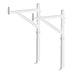 Westin 57-9013 HD Ladder Rack; Incl. 30 in. Velcro Support Strap; Set Of 2; White; - Truck Part Superstore
