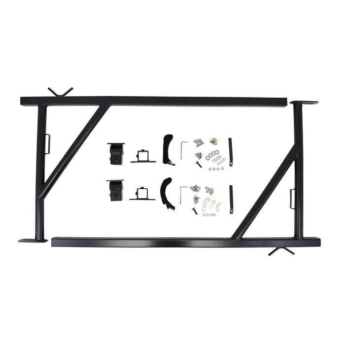 Westin 57-9015 HD Ladder Rack; Incl. 30 in. Velcro Support Strap; Set Of 2; Black; - Truck Part Superstore