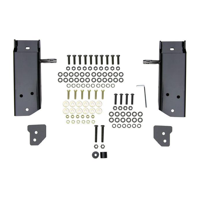 Westin 57-92375 HDX Winch Mount Grille Guard; Steel; Black Finish; - Truck Part Superstore