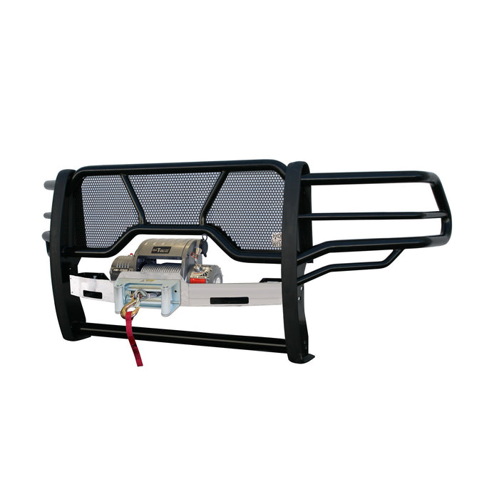 Westin 57-93555 HDX Winch Mount Grille Guard; Steel; Black Finish; - Truck Part Superstore