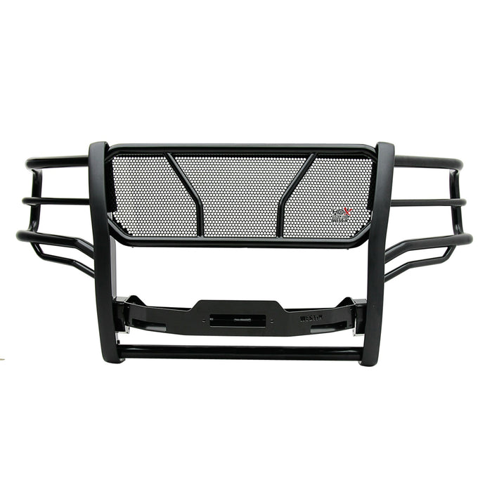Westin 57-93615 HDX Winch Mount Grille Guard; Steel; Black Finish; - Truck Part Superstore