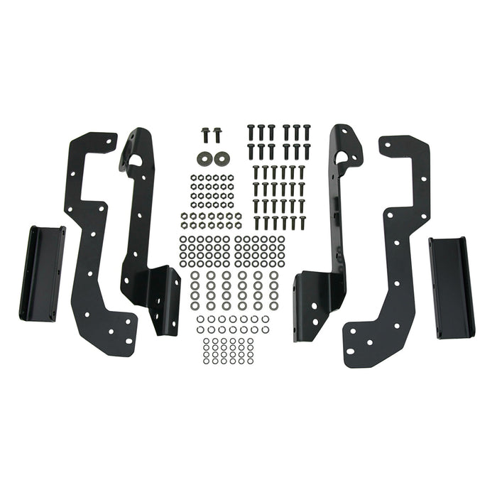 Westin 57-93615 HDX Winch Mount Grille Guard; Steel; Black Finish; - Truck Part Superstore
