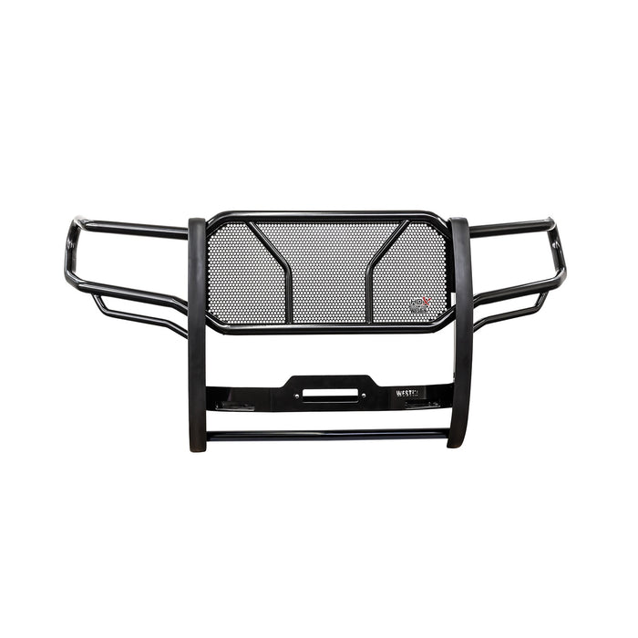 Westin 57-93705 HDX Winch Mount Grille Guard; Steel; Black Finish; - Truck Part Superstore