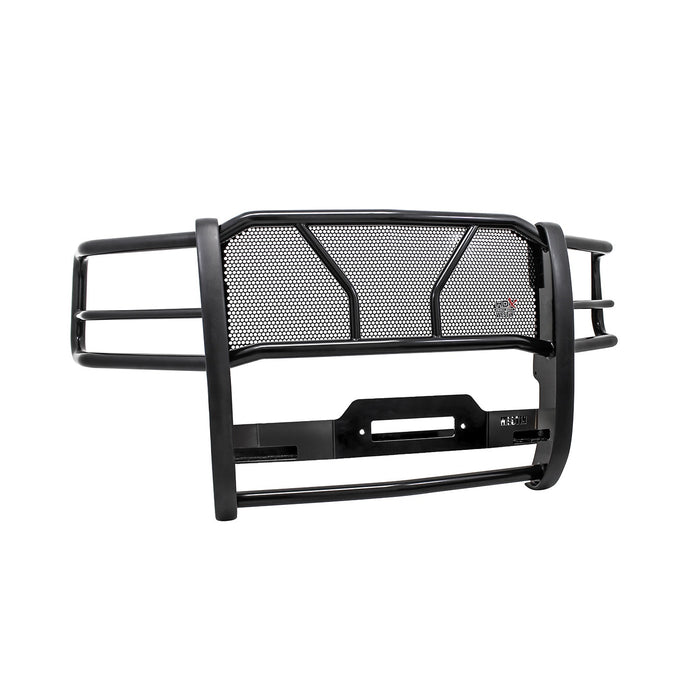 Westin 57-93875 HDX Winch Mount Grille Guard; Steel; Black Finish; - Truck Part Superstore