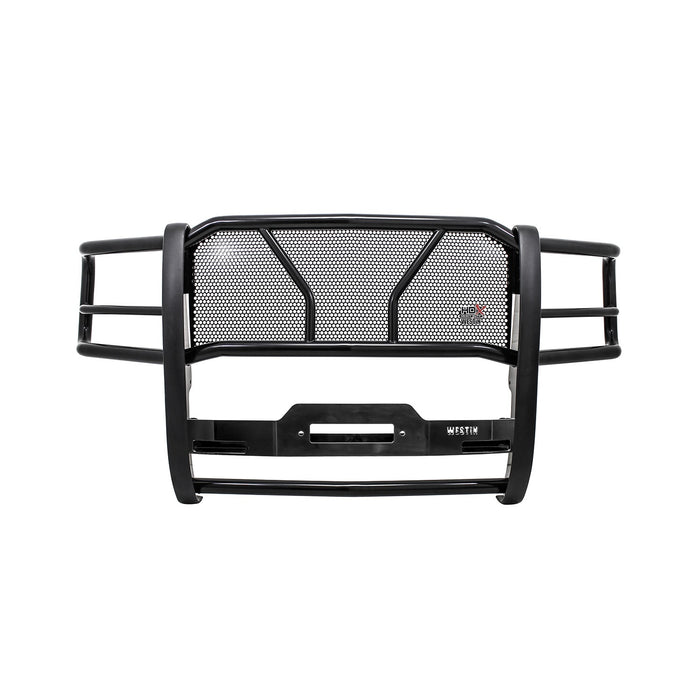 Westin 57-93875 HDX Winch Mount Grille Guard; Steel; Black Finish; - Truck Part Superstore