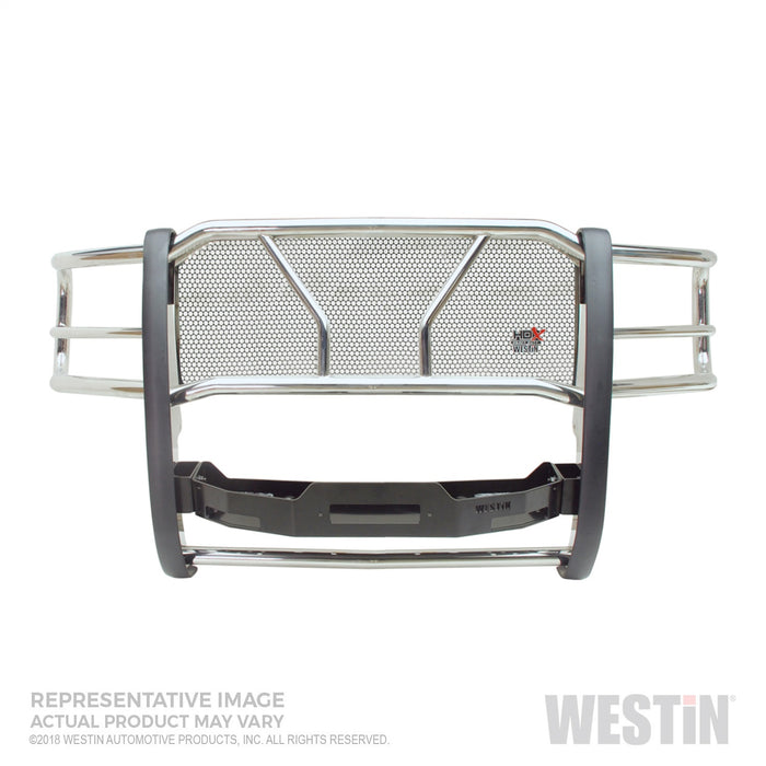 Westin 57-93950 HDX Winch Mount Grille Guard; Stainless Steel; - Truck Part Superstore