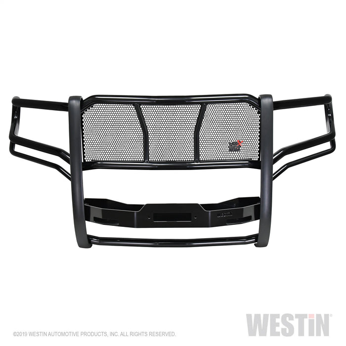 Westin 57-93975 HDX Winch Mount Grille Guard; Steel; Black Finish; - Truck Part Superstore