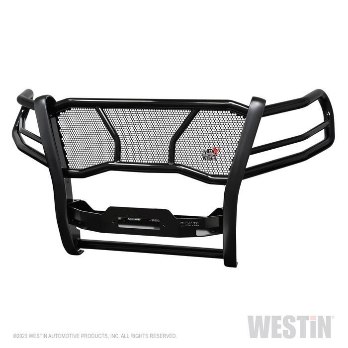 Westin 57-93985 HDX Winch Mount Grille Guard; Black; Steel; - Truck Part Superstore