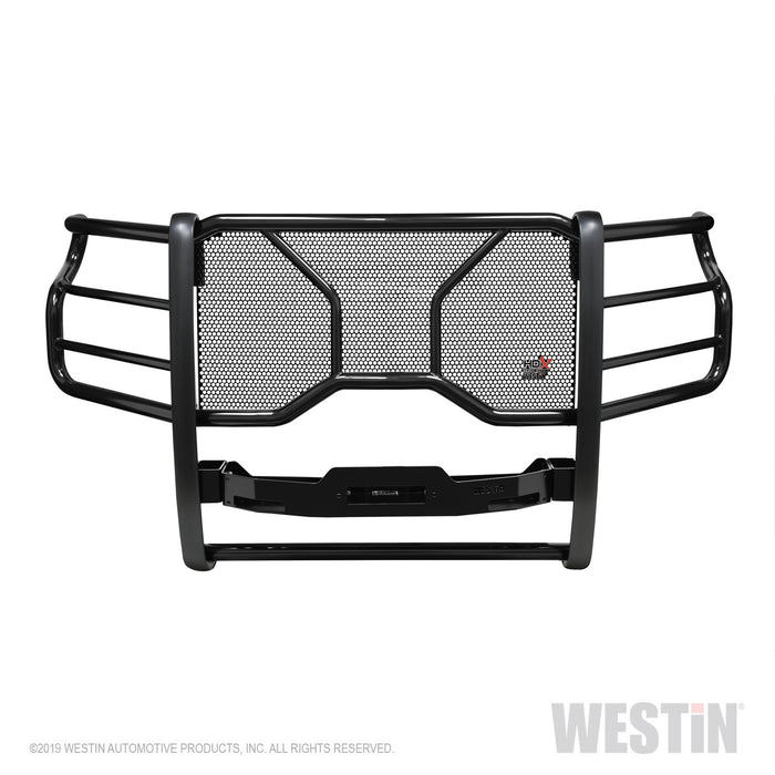 Westin 57-93995 HDX Winch Mount Grille Guard; Steel; Black Finish; - Truck Part Superstore