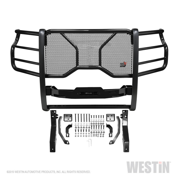 Westin 57-93995 HDX Winch Mount Grille Guard; Steel; Black Finish; - Truck Part Superstore