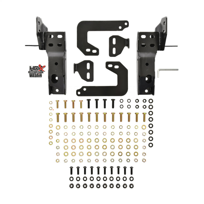 Westin 57-94015 HDX Winch Mount Grille Guard; Black; Steel; - Truck Part Superstore