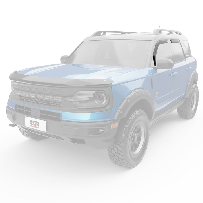 EGR 573565 EGR In-channel   window visors front & rear set matte black finish - Truck Part Superstore