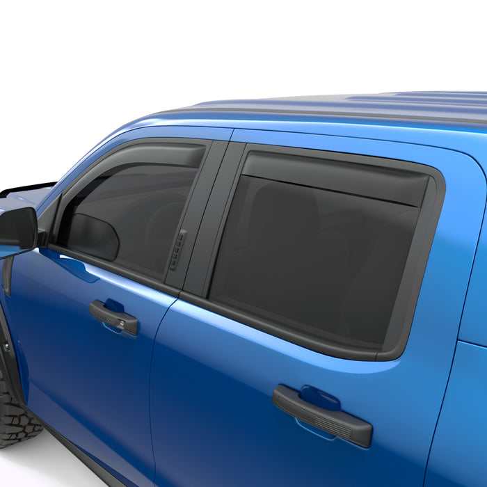 EGR 573595 EGR In Channel Style Black Window Visor - proudly made in the USA. - Truck Part Superstore
