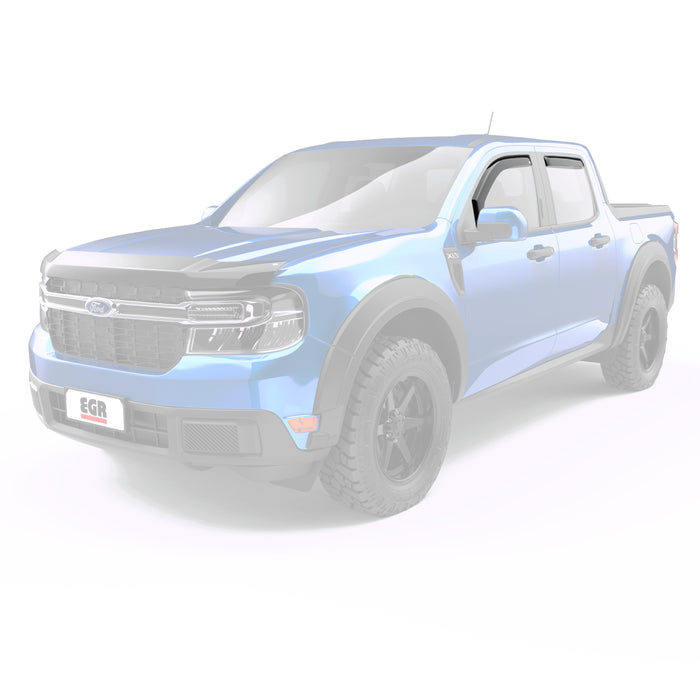 EGR 573595 EGR In Channel Style Black Window Visor - proudly made in the USA. - Truck Part Superstore