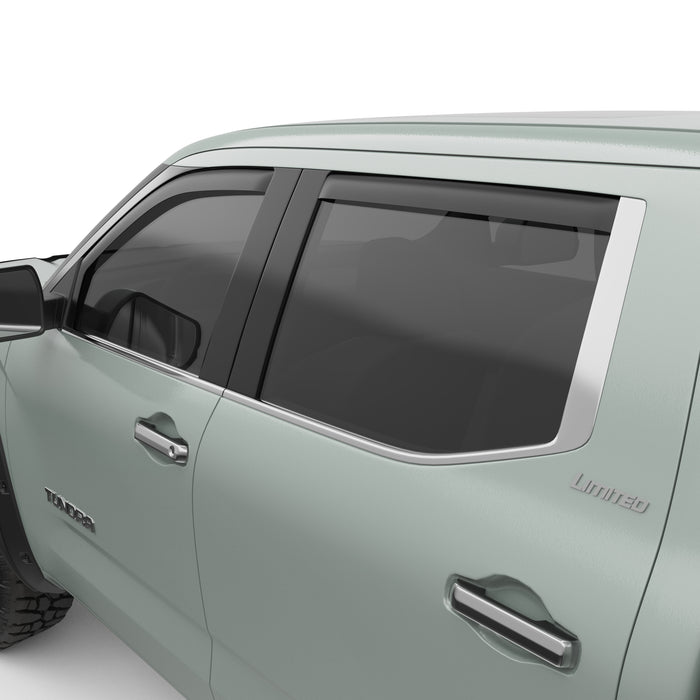 EGR 575405 EGR In Channel Style Black Window Visor - proudly made in the USA. - Truck Part Superstore