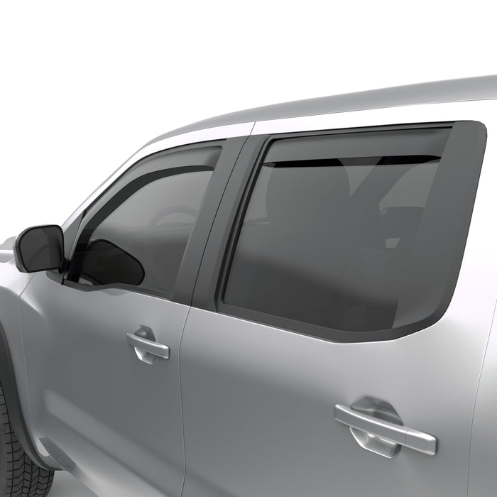 EGR 576045 EGR In Channel Style Black Window Visor - proudly made in the USA. - Truck Part Superstore