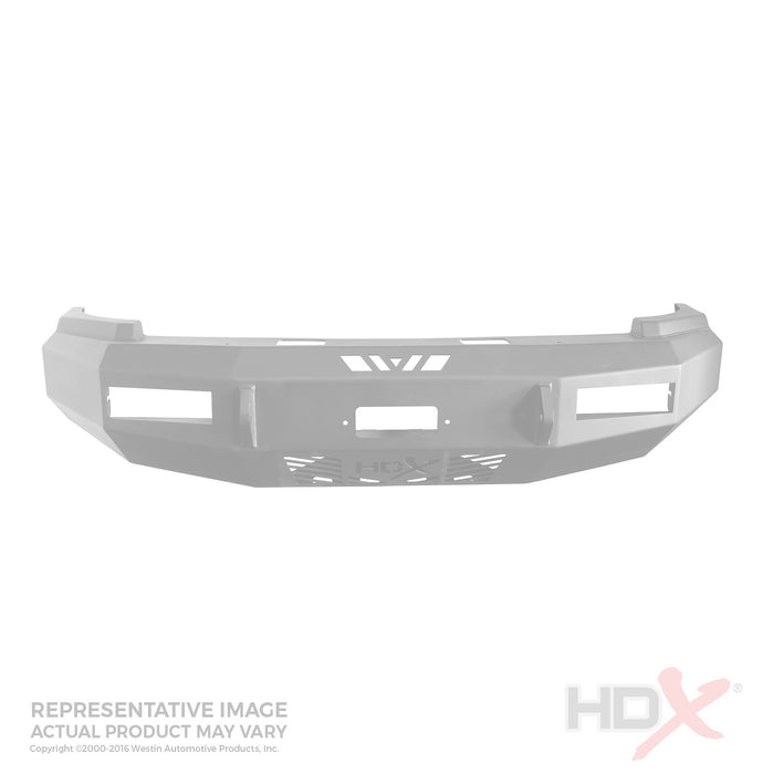 Westin 58-14051R HDX Front Bumper; Raw; - Truck Part Superstore