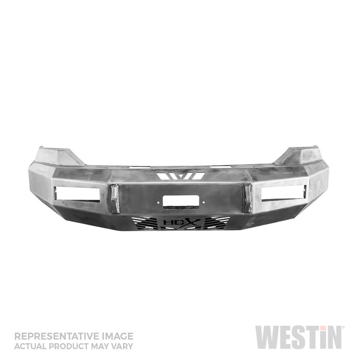 Westin 58-14171R HDX Front Bumper; Raw; - Truck Part Superstore