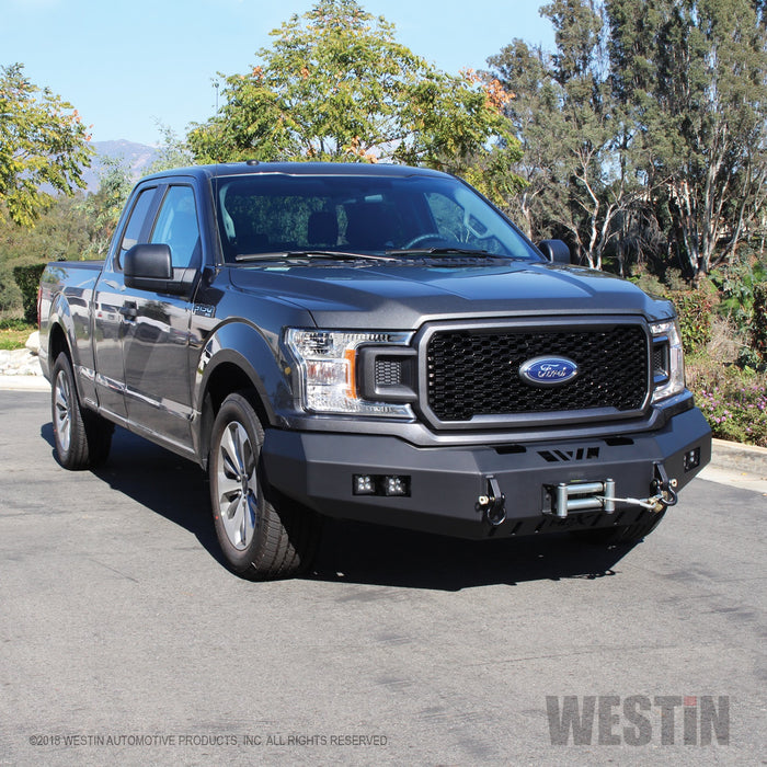 Westin 58-141815 HDX Front Bumper; Textured Black; - Truck Part Superstore