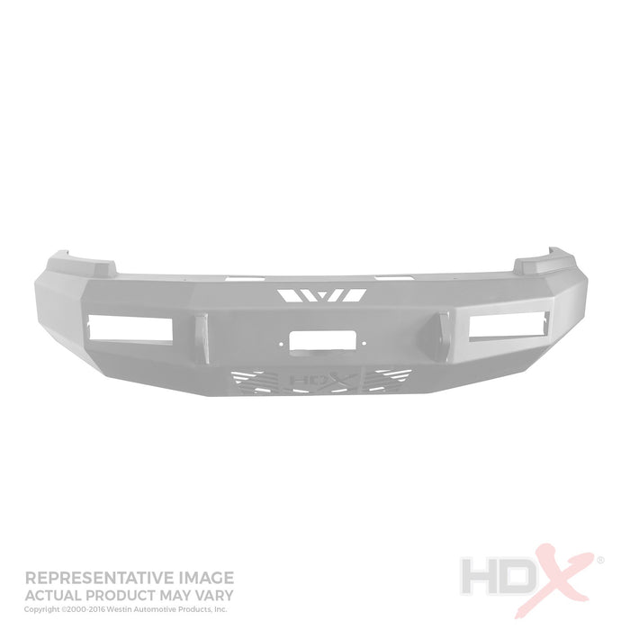 Westin 58-14991R HDX Front Bumper; Raw; - Truck Part Superstore