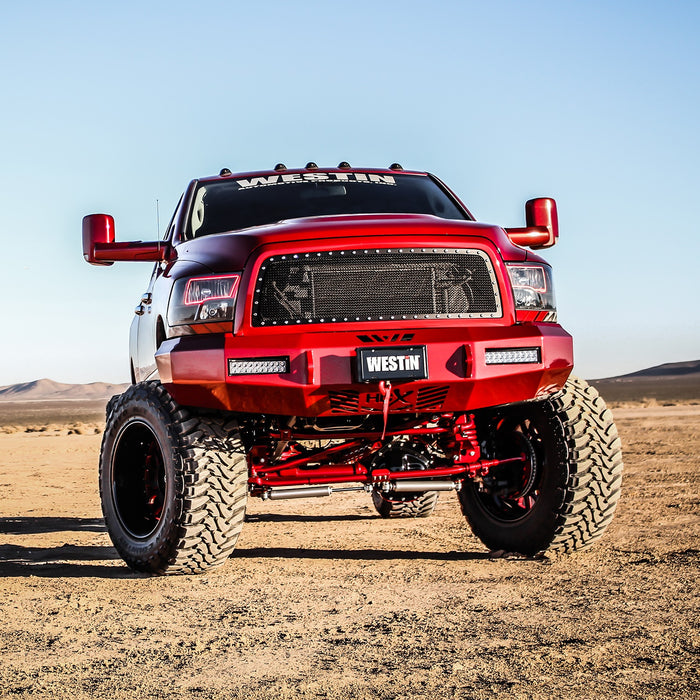 Westin 58-16101R HDX Front Bumper; Raw; - Truck Part Superstore