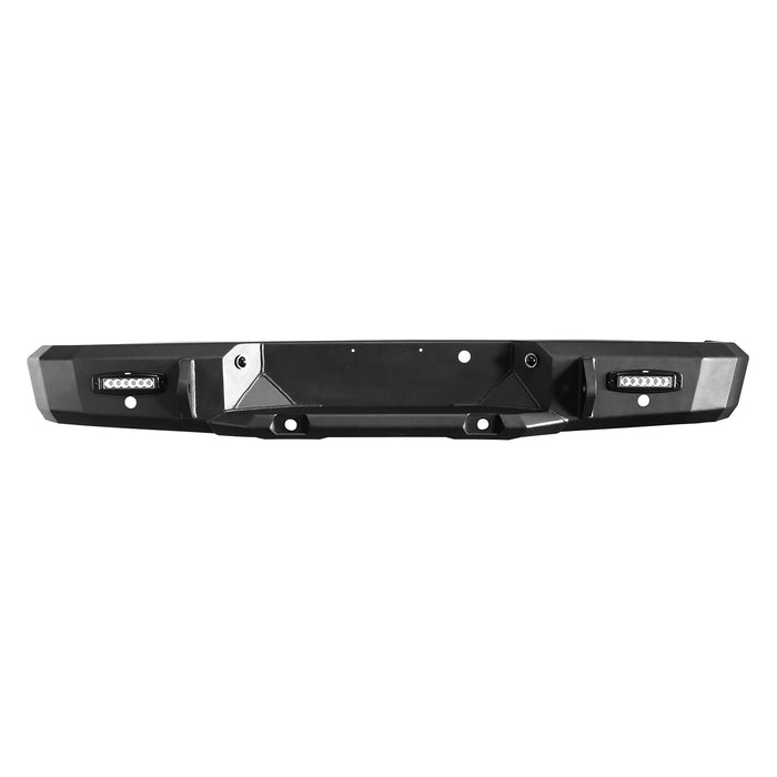 Westin 58-240905S HDX Rear Bumper; Textured Black w/Sensors; - Truck Part Superstore