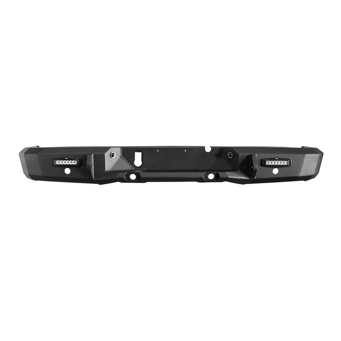 Westin 58-260905S HDX Rear Bumper; Textured Black w/Sensors; - Truck Part Superstore