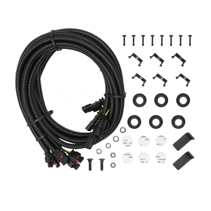 Westin 58-30005 HDX Bandit Bumper Sensor Kit; Black; Steel; - Truck Part Superstore