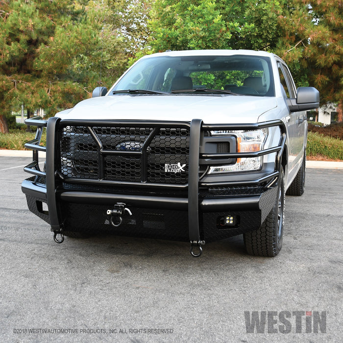 Westin 58-31105 HDX Bandit Front Bumper; Textured Black; - Truck Part Superstore