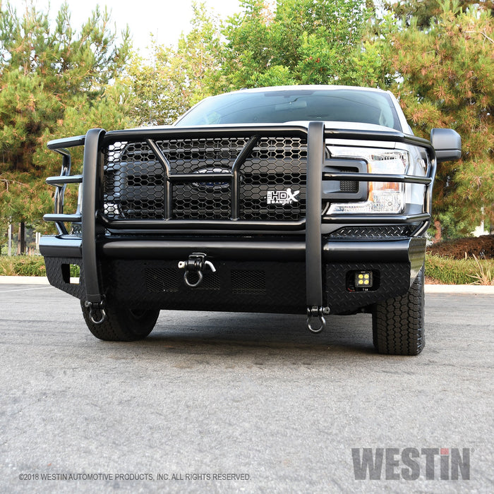 Westin 58-31105 HDX Bandit Front Bumper; Textured Black; - Truck Part Superstore
