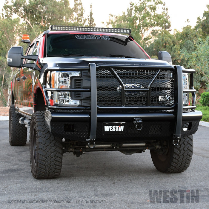 Westin 58-31125 HDX Bandit Front Bumper; Textured Black; - Truck Part Superstore