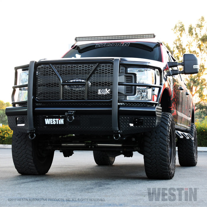 Westin 58-31125 HDX Bandit Front Bumper; Textured Black; - Truck Part Superstore