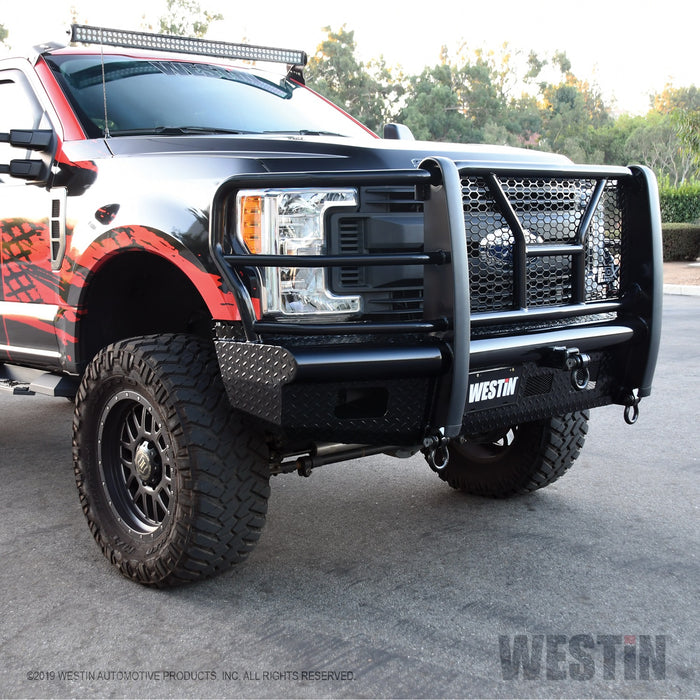 Westin 58-31125 HDX Bandit Front Bumper; Textured Black; - Truck Part Superstore