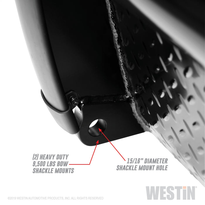 Westin 58-31145 HDX Bandit Front Bumper; Textured Black; - Truck Part Superstore