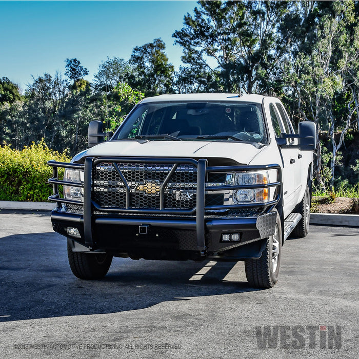 Westin 58-31145 HDX Bandit Front Bumper; Textured Black; - Truck Part Superstore