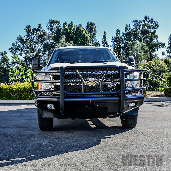 Westin 58-31145 HDX Bandit Front Bumper; Textured Black; - Truck Part Superstore