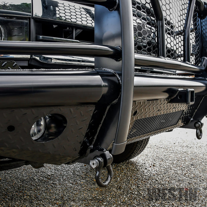 Westin 58-31155 HDX Bandit Front Bumper; Textured Black; - Truck Part Superstore