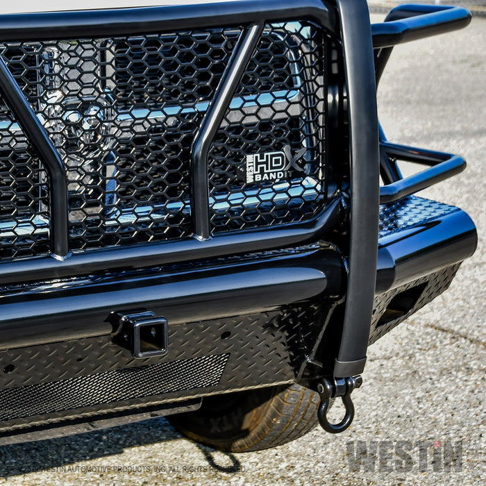 Westin 58-31175 HDX Bandit Front Bumper; Textured Black; - Truck Part Superstore