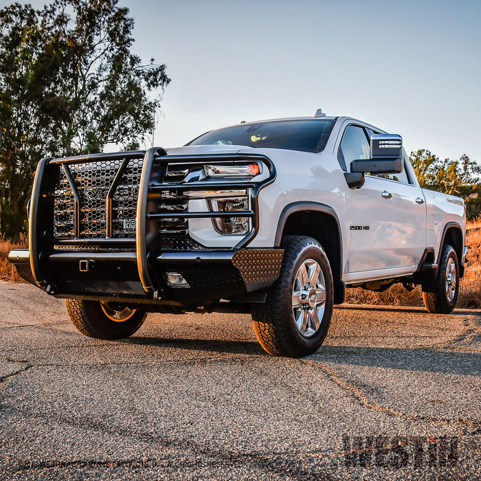 Westin 58-31185 HDX Bandit Front Bumper; Black; - Truck Part Superstore