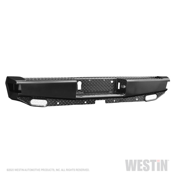 Westin 58-341105 HDX Bandit Rear Bumper; Steel; Black; Incl. Hardware; - Truck Part Superstore