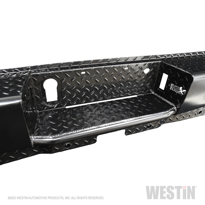 Westin 58-341105 HDX Bandit Rear Bumper; Steel; Black; Incl. Hardware; - Truck Part Superstore