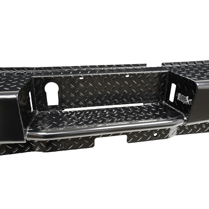 Westin 58-341175 HDX Bandit Rear Bumper; Steel; Black; Incl. Hardware; - Truck Part Superstore